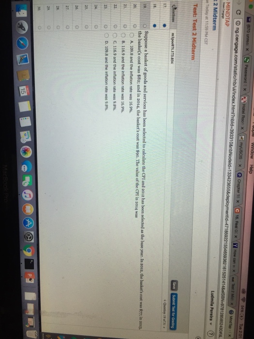 Solved Suppose a basket of goods and services has been