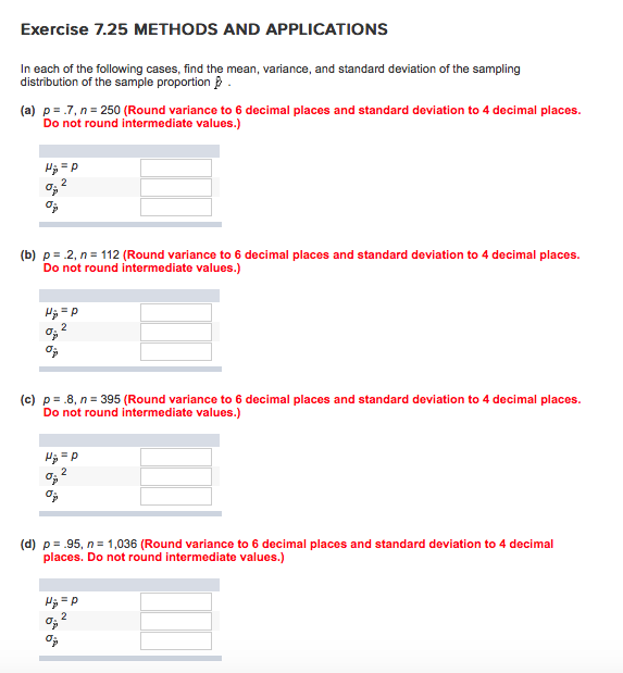 Solved In each of the following cases, find the mean,