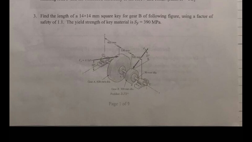 Solved This is a Design of Machine elements question. Thank | Chegg.com