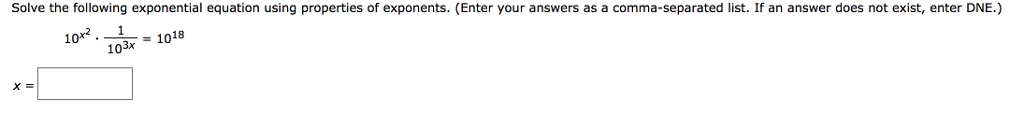 Solved Solve the following exponential equation using | Chegg.com