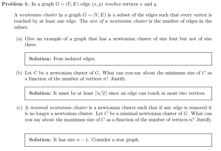 Solved The solutions to question 5a,5b, and 5c are given | Chegg.com