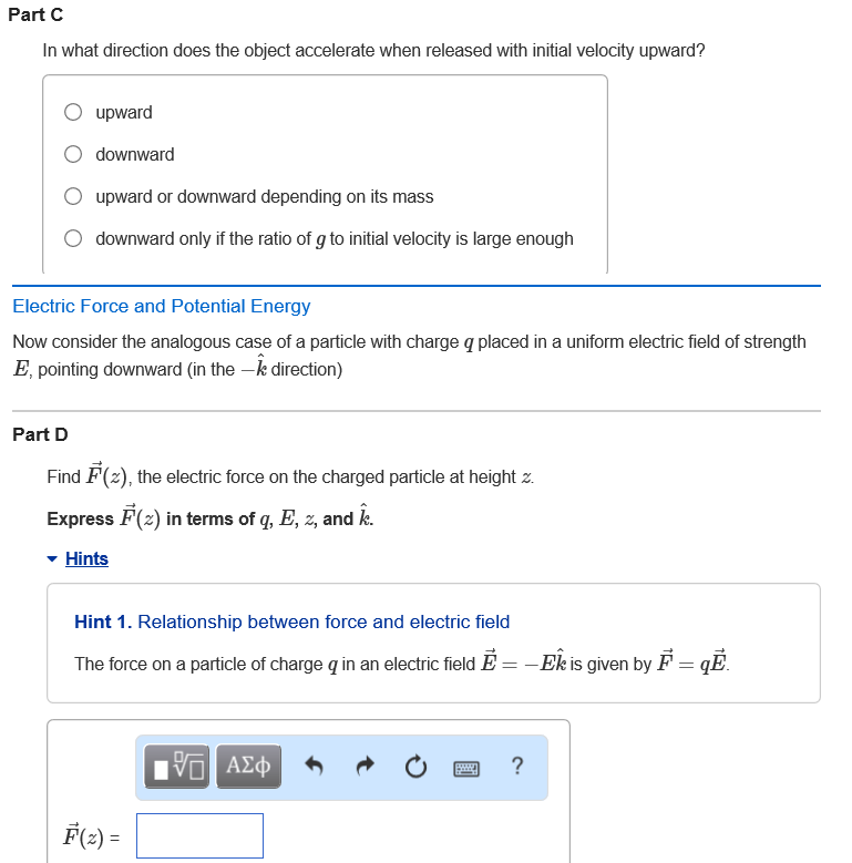 Electric Potential Energy versus Electric Potential
