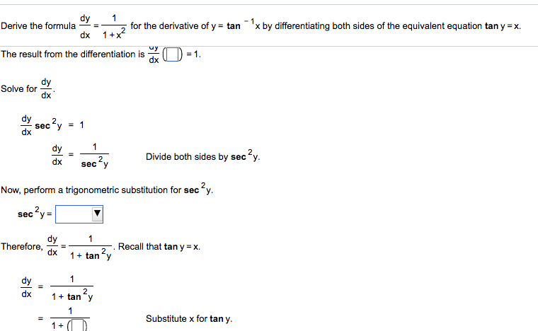 Solved Derive The Formula For The Derivative Of Y Tan X Chegg solved-derive-the-formula-for-the-derivative-of-y-tan-x-chegg
