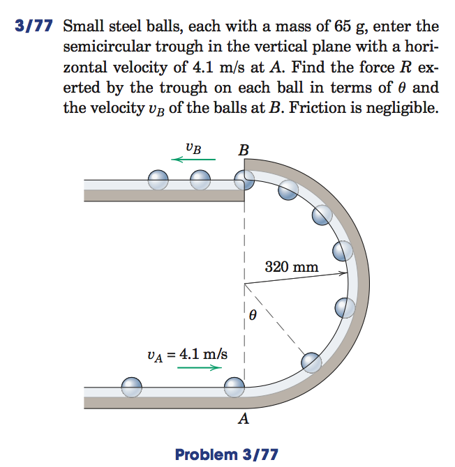 Solved Small steel balls, each with a mass of 65 g, enter