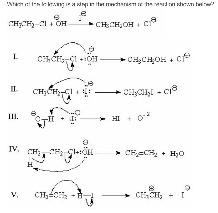 Solved Which of the following is a step in the mechanism of | Chegg.com