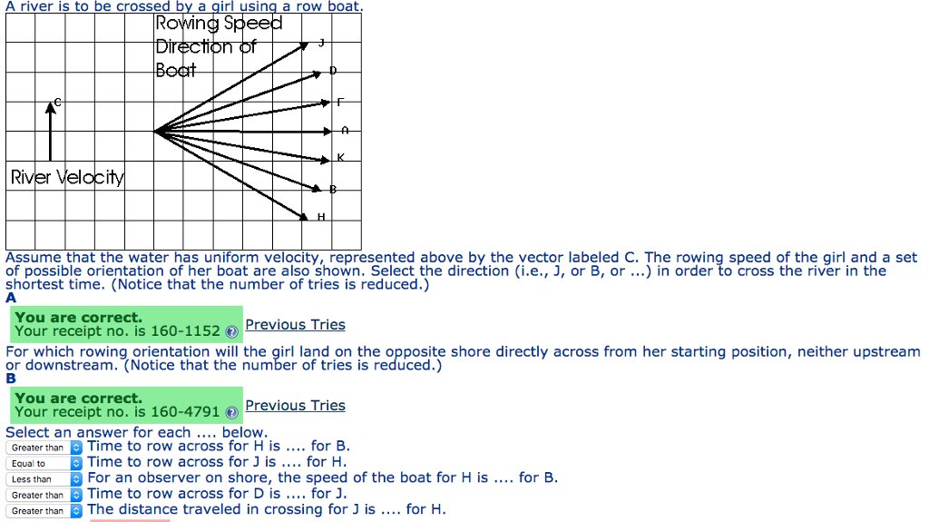 Solved A river is to be crossed by a girl using a row boat