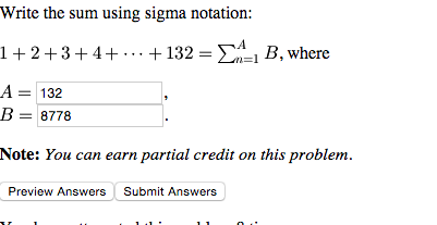 sum to sigma notation calculator