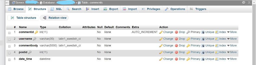 Solved I am trying to insert a new record into my database | Chegg.com