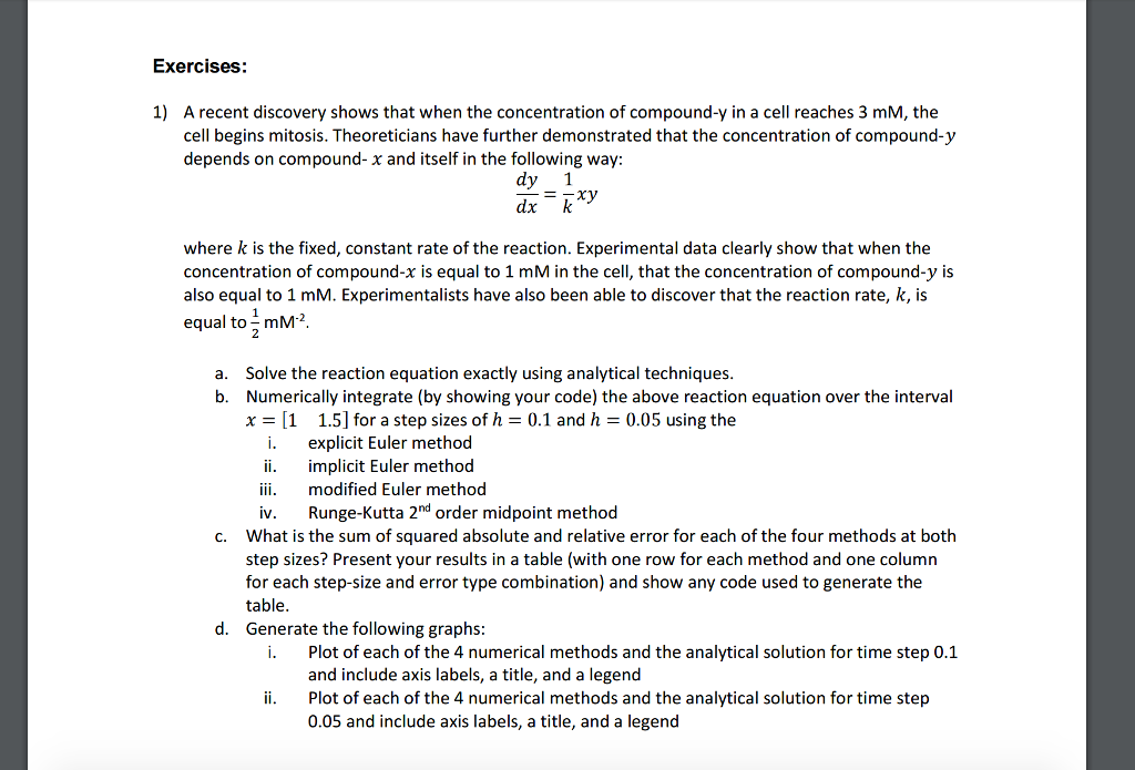 Solved A recent discovery shows that when the concentration | Chegg.com