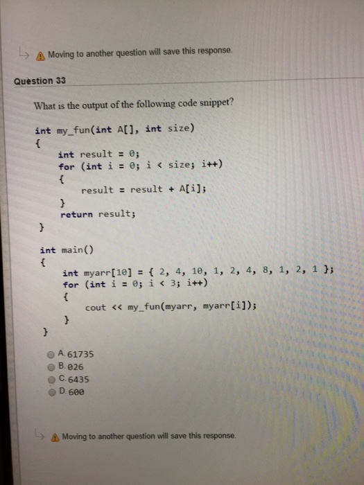 Solved A Moving to another question will save this response. | Chegg.com