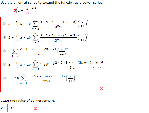 Solved Use the binomial series to expand the function as a | Chegg.com