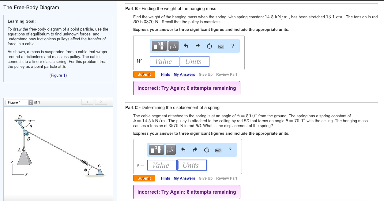 Solved To draw the free-body diagram of a point particle, | Chegg.com