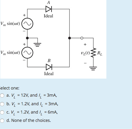 Solved Consider the full wave rectifier circuit shown below, | Chegg.com