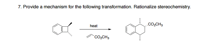 Solved Provide A Mechanism For The Following Transformation Chegg Com