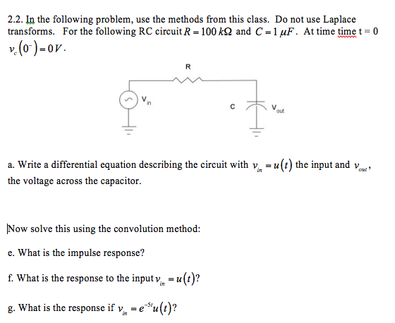 Solved 2.2. In the following problem, use the methods from | Chegg.com