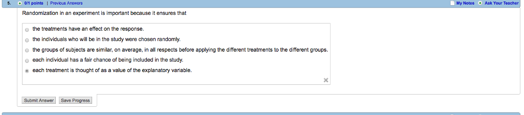 randomization in an experiment is important because it ensures that