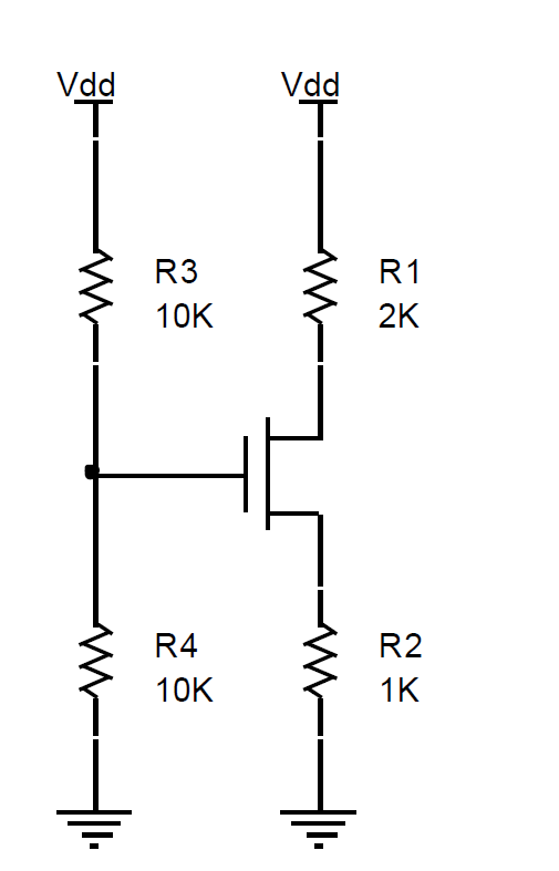 Solved Calculate the DC bias conditions for the circuit in | Chegg.com