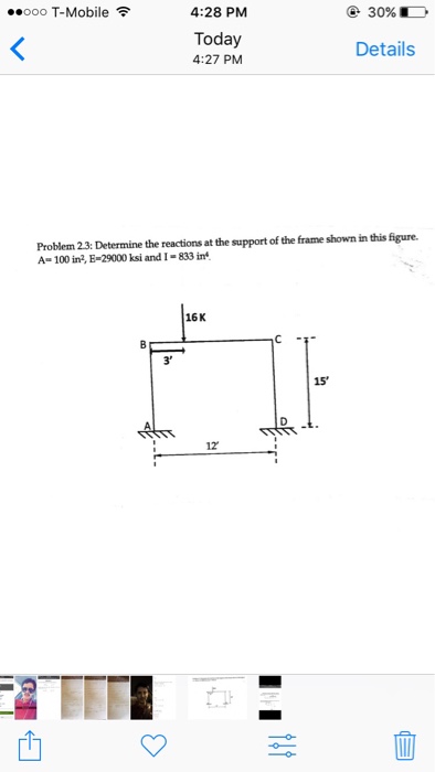Solved Determine the reactions at the support of the frame | Chegg.com
