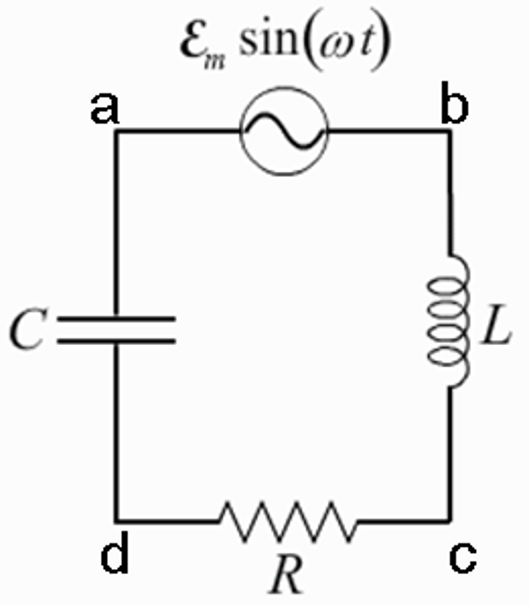 Solved A circuit is constructed with an AC generator, a