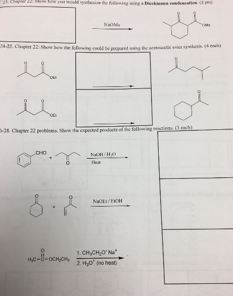 Solved 23. Chapter 22: Show how you would synthesize the | Chegg.com