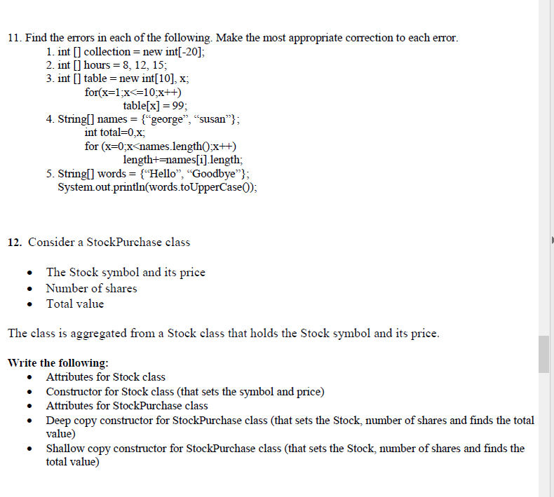 Solved 1. A Class In Java Is Like A. B. C. D. A Variable An | Chegg.com