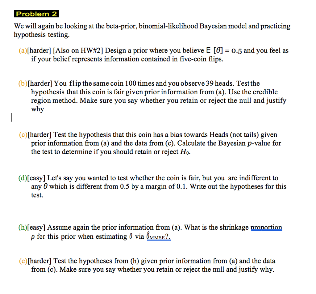 prior hypothesis bias example