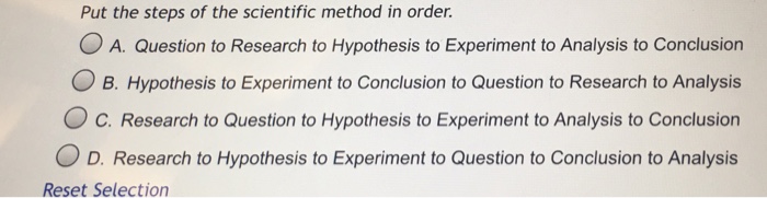 😍 Put the steps of the scientific method in order. What Are the Seven ...