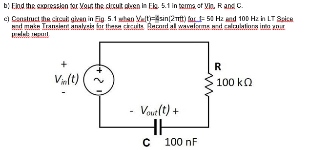 Solved Find the expression for Vout the circuit given in | Chegg.com