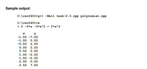 Solved Based on the sample output provided, and the | Chegg.com