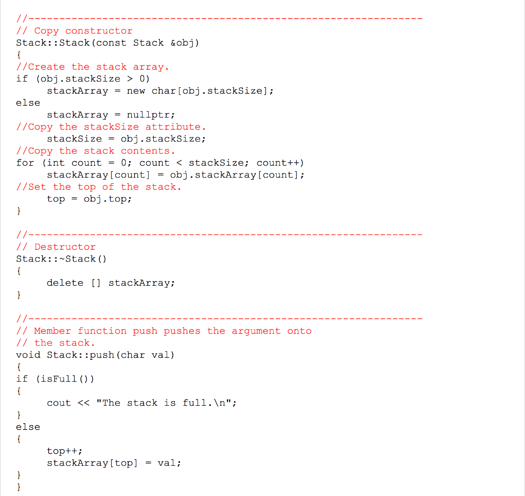 Solved #include #include using namespace std; class Stack | Chegg.com