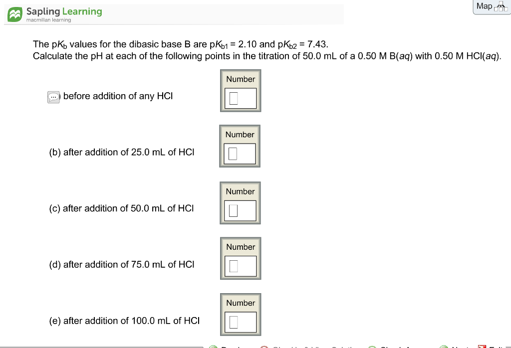 Solved The PKb Values For The Dibasic Base B Are PKb1 = 2.10 | Chegg.com