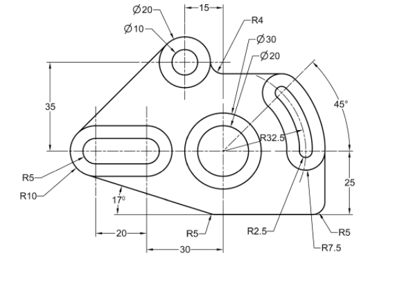 Solved Can anyone help me with this CAD file? The dimensions | Chegg.com