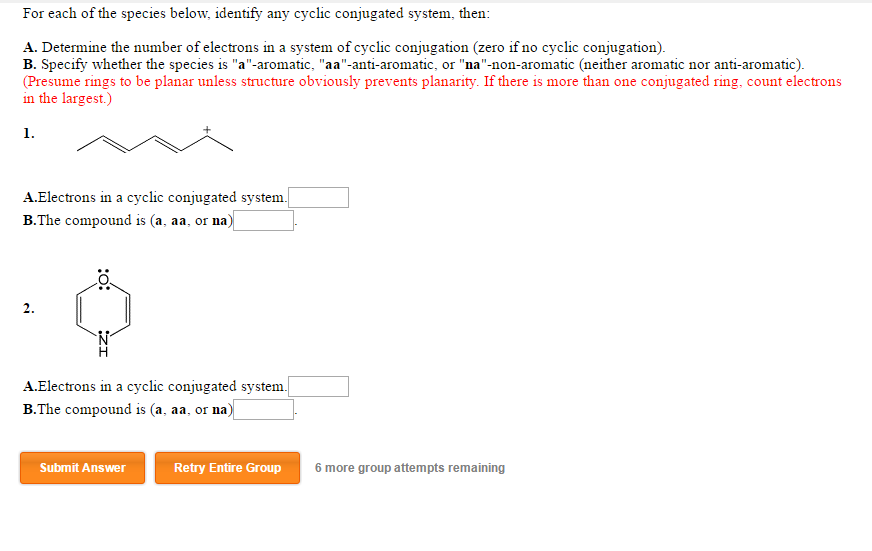 Solved For Each Of The Species Below Identify Any Cyclic 1415