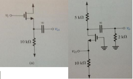 Solved The NMOS Transistor In The Source-follower Circuit Of | Chegg.com