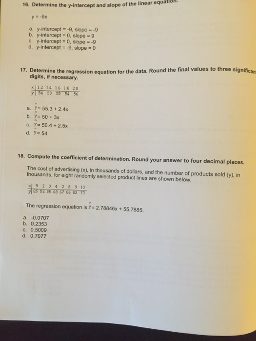 3y 6x 9 slope and y intercept