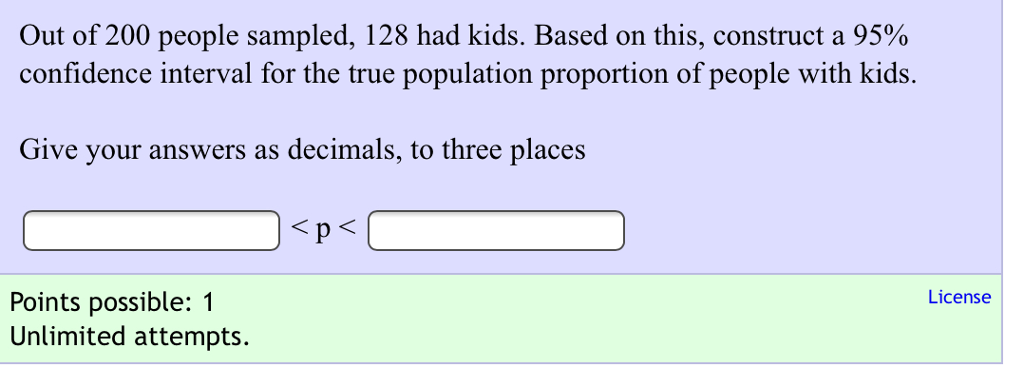 Solved Out of 200 people sampled, 128 had kids. Based on | Chegg.com