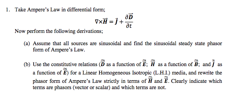 Solved Take Ampere s Law In Differential Form Nabla Times Chegg solved-take-ampere-s-law-in-differential-form-nabla-times-chegg