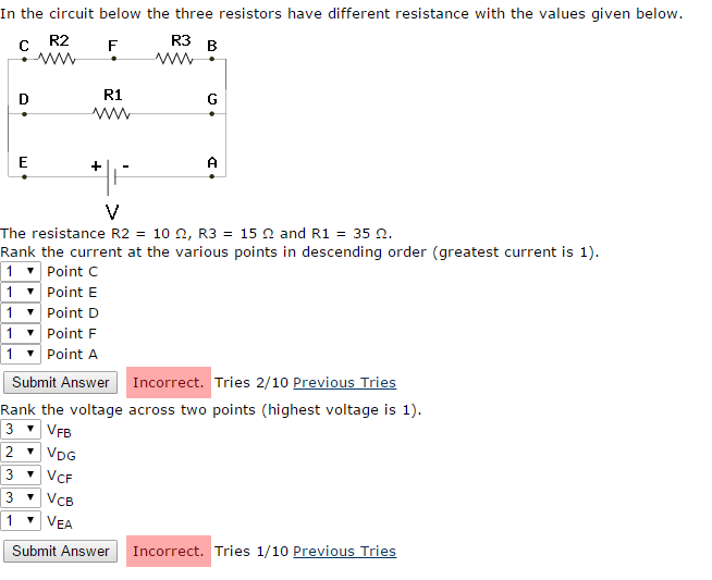 Solved In The Circuit Below The Three Resistors Have | Chegg.com