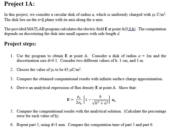 Solved and this is the code for matlab function ProjectIA | Chegg.com