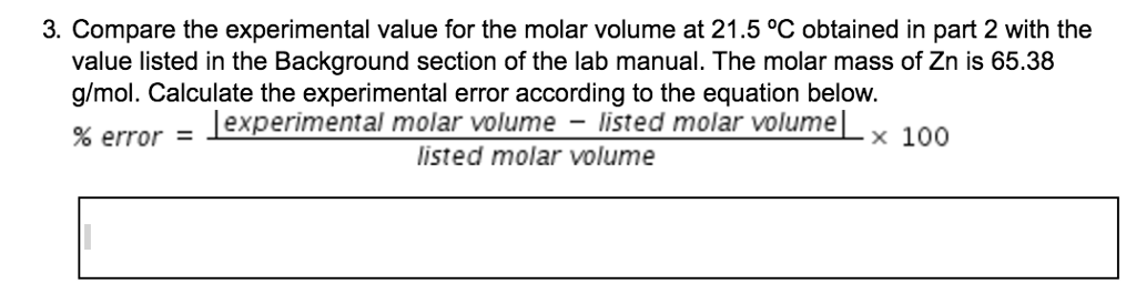 molar volume calculator