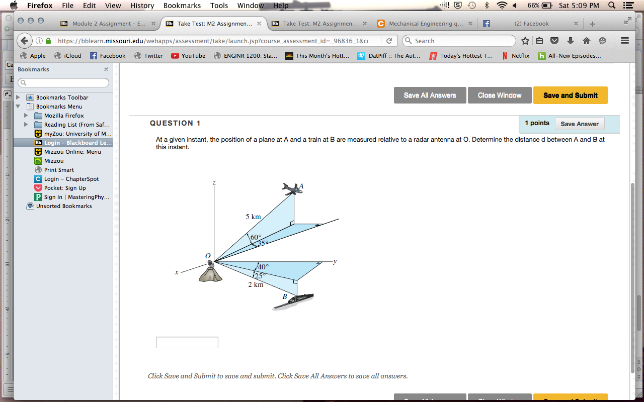 Solved At A Given Instant, The Position Of A Plane At A And | Chegg.com