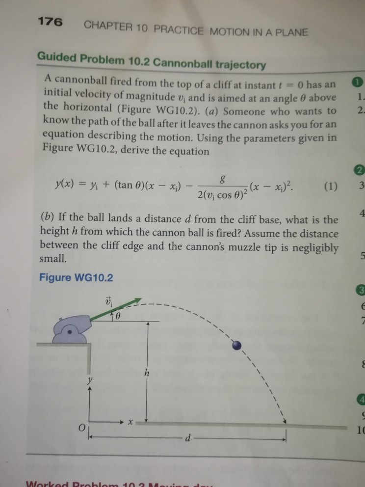 Solved 176 CHAPTER 10 PRACTICE MOTION IN A PLANE Guided