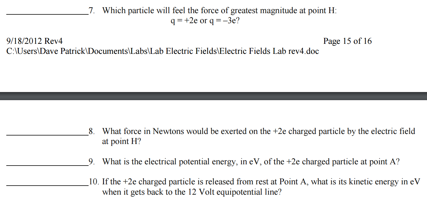 Solved Consider the following electrode arrangement of a