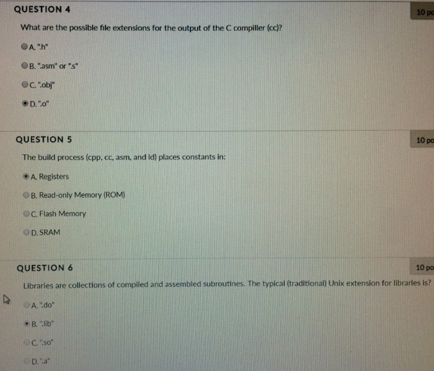 Solved These Questions Are From My Embedded Systems LEC | Chegg.com