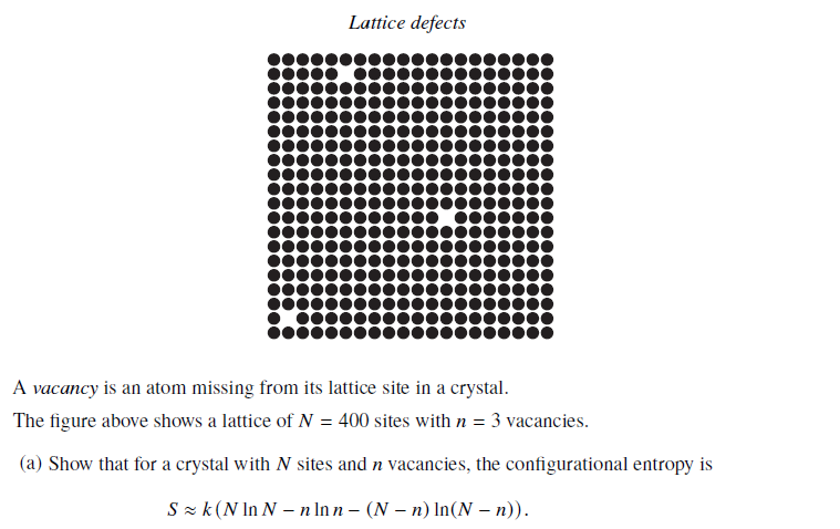 solved-lattice-defects-a-vacancy-is-an-atom-missing-from-its-chegg