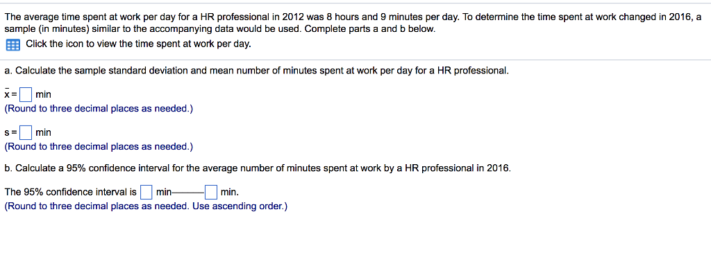 average time spent on homework a day