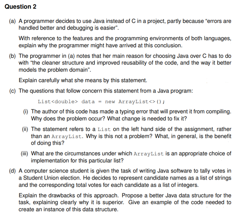 Solved Java Programming Question (Object Oriented | Chegg.com