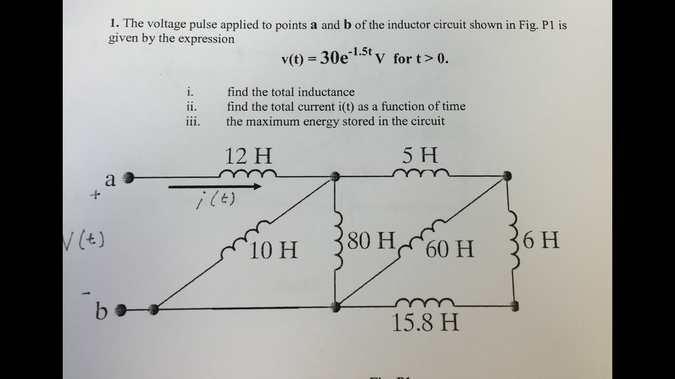 Solved 2: The voltage pulse applied to points a and b of the | Chegg.com