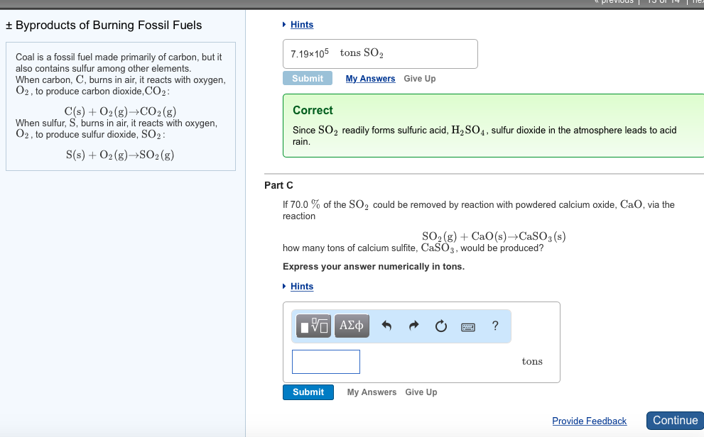 Solved Coal is a fossil fuel made primarily of carbon, but | Chegg.com