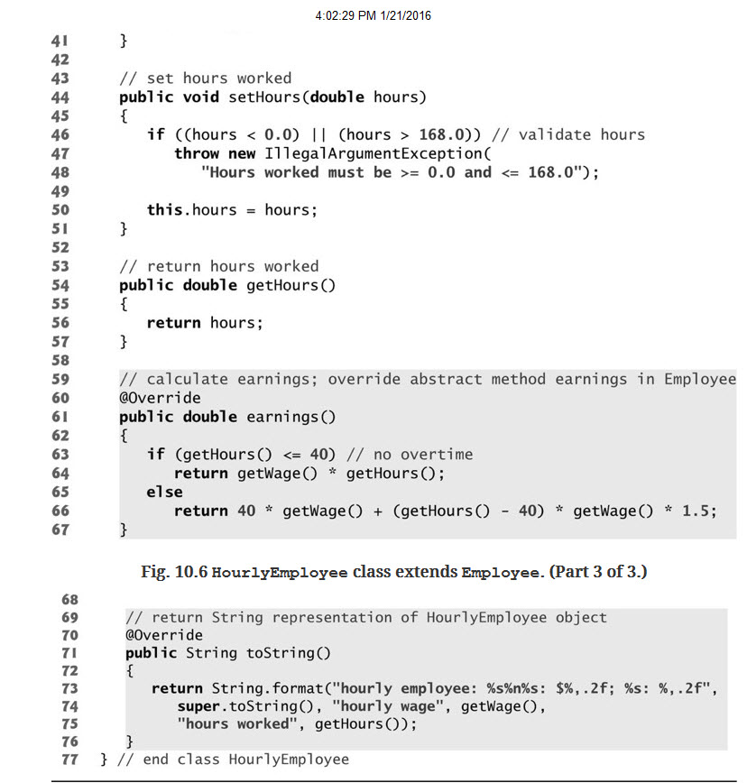 Solved JAVA Edited Adding fig 10.11 as i missed that one: | Chegg.com